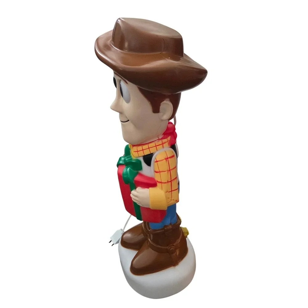 Disney Woody Toy Story Christmas Blow Mold 24in Plastic Holiday Decor Gemmy